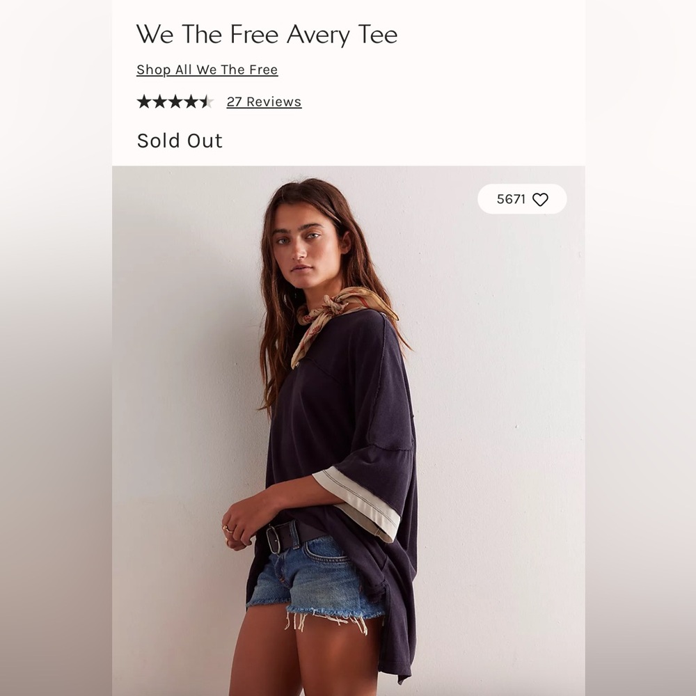 We The Free Avery Tee